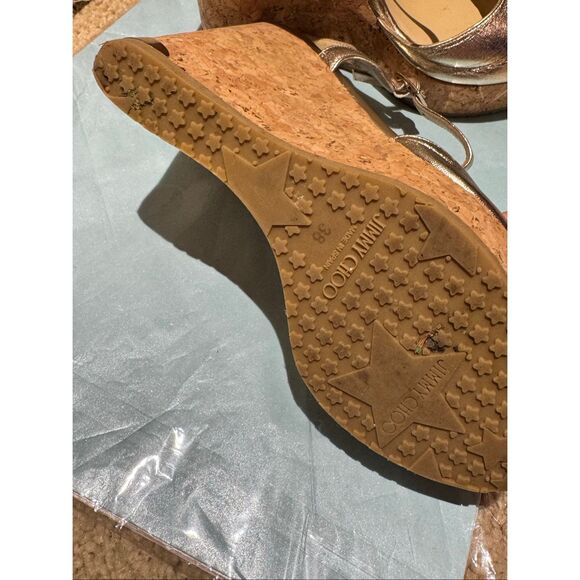 Jimmy Choo gold wedges - Picture 8 of 10